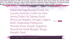 Desktop Screenshot of indianmarriagebureau.com